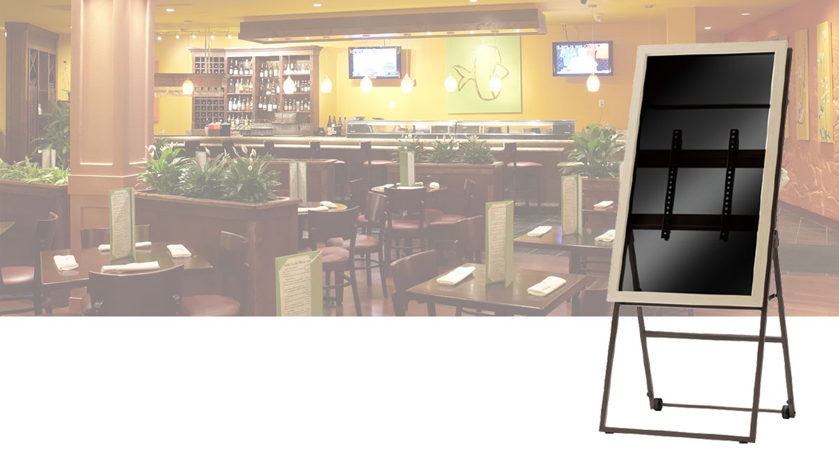 Portrait Signage Display Easel Stand