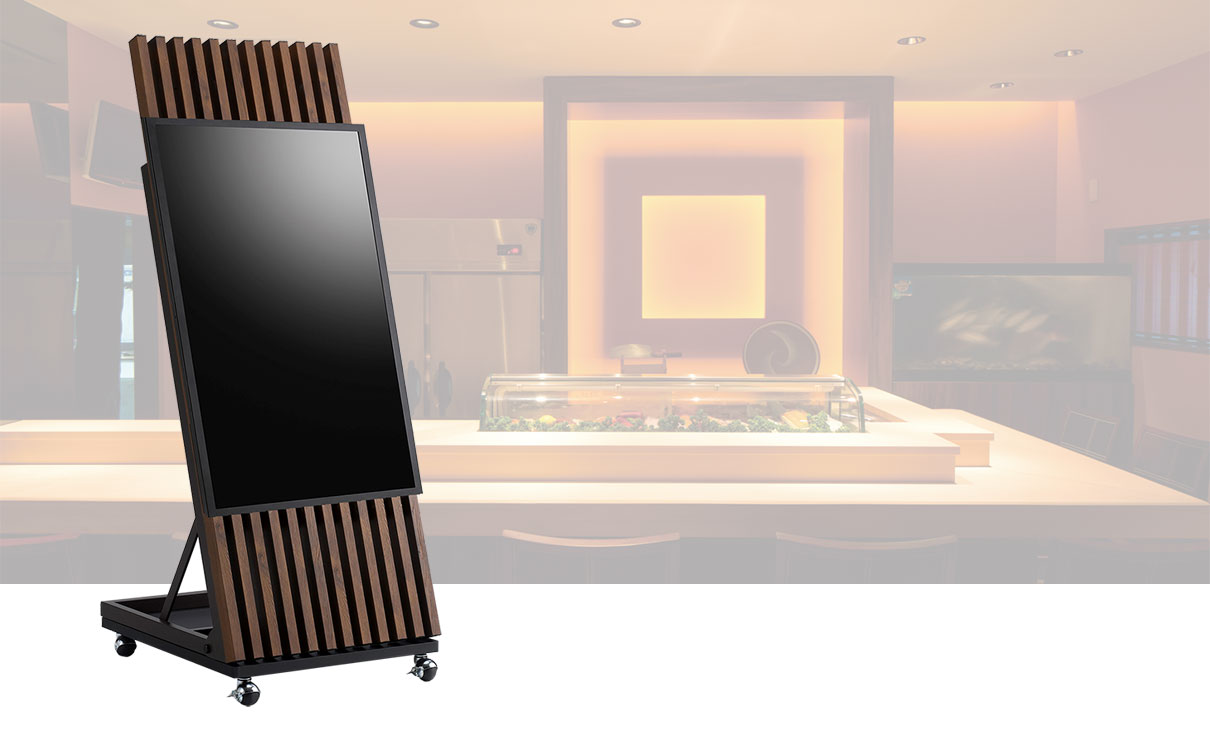 Wood Design Portrait Signage Display Stand Hengel